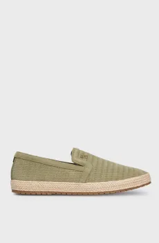 Мужские зеленые замшевые эспадрильи TH ESAPDRILLE CLASSIC SUEDE Зеленый 40 Tommy Hilfiger FM0FM04984