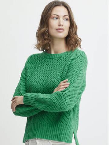 Fransa Светр 20611827 Зелений Regular Fit Fransa Светр 20611827 Зелений Regular Fit