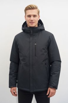 Куртка-ветровка темно-серого цвета SB-26218-patric-dark-grey