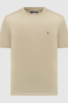 Футболка зеленая с монограммой логотипа