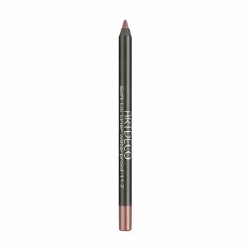 Водостойкий карандаш для губ Artdeco Soft Lip Liner Waterproof 117 Rosy Nude, 1.2 г Водостойкий карандаш для губ Artdeco Soft Lip Liner Waterproof 117 Rosy Nude, 1.2 г