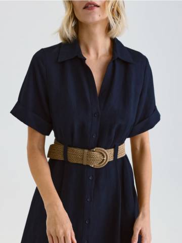 Reserved - LADIES` DRESS & BELT - темно-синій - 5139V-59X Reserved - LADIES` DRESS & BELT - темно-синій - 5139V-59X