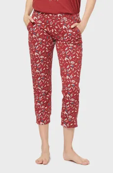 Женские красные брюки 3/4 KLAUDIE Красный M Etam 6509008