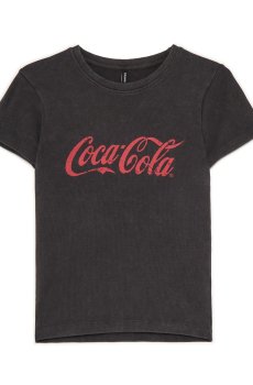 Cropp - Футболка з написом Coca-Cola - темно-сірий