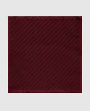 Бордовый платок-паше из шелка