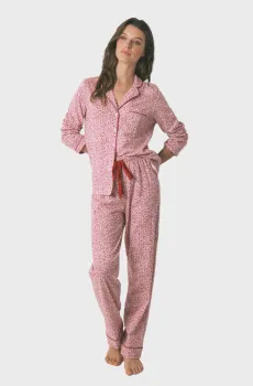 Женская пижама с узором (рубашка, брюки) Разноцветный M womensecret 3132132