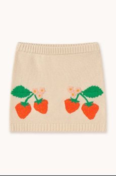 Детская хлопковая юбка Tinycottons STRAWBERRIES SKIRT
