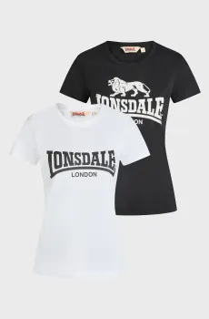 Женская футболка (2 шт) NASH Разноцветный M Lonsdale 117814