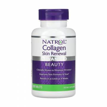 Коллагеновое обновление кожи Natrol Collagen Skin Renewal, 120 таблеток