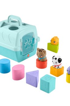 Игровой набор Fisher-Price Сортер-переноска с животными, с 6 месяцев, 23*17*19 см (HTW93)