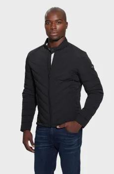 Мужская черная куртка Черный M Guess M4YL05.WG9O2;JBLK