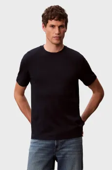 Мужская темно-синяя футболка SUPIMA Синий M Calvin Klein LV04LB275G