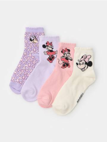 Шкарпетки, 4 пари Minnie Mouse - різнобарвний Шкарпетки, 4 пари Minnie Mouse - різнобарвний