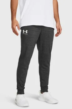Мужские темно-серые спортивные брюки UA Rival Terry Jogger Серый 3XL Under Armour 1380843-025