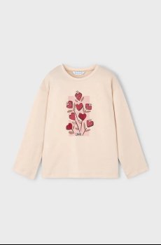 Хлопковый детский лонгслив Mayoral