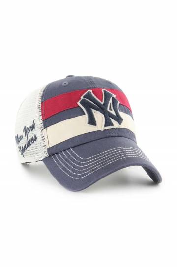 Кепка 47 brand MLB New York Yankees цвет синий с аппликацией BCPTN-CLBBN17GWP-VN11 Кепка 47 brand MLB New York Yankees цвет синий с аппликацией BCPTN-CLBBN17GWP-VN11