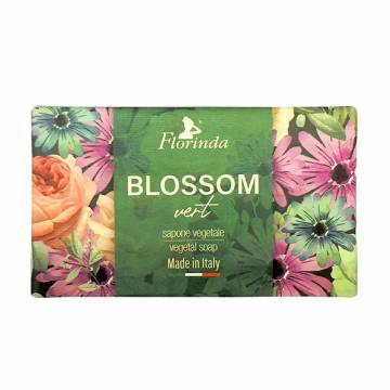 Натуральное мыло Florinda Vegetal Soap Blossom Vert Зеленые цветы, 200 г Натуральное мыло Florinda Vegetal Soap Blossom Vert Зеленые цветы, 200 г