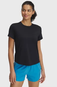 Женская черная футболка UA LAUNCH ELITE SHORTSLEEVE Черный XS Under Armour 1389868-001