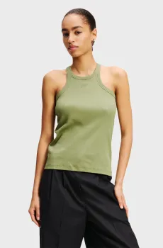 Женская зеленая майка AUTOGRAPH TANK Зеленый S Karl Lagerfeld A2W17107