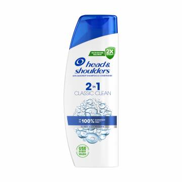 Шампунь против перхоти Head & Shoulders Основной уход, 2-в-1, 330 мл Шампунь против перхоти Head & Shoulders Основной уход, 2-в-1, 330 мл