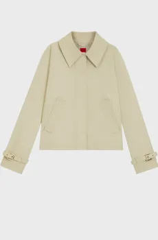 Женская бежевая куртка Бежевый 32 HUGO 50562959;929