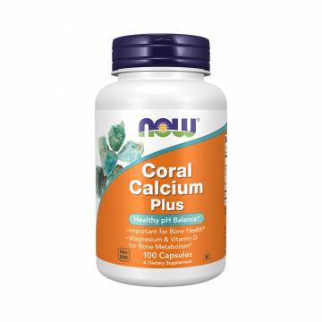 Витаминно-минеральный комплекс NOW foods Coral Calcium Plus Кальций, магний и витамин Д, 100 капсул Витаминно-минеральный комплекс NOW foods Coral Calcium Plus Кальций, магний и витамин Д, 100 капсул