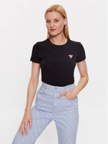 Guess Футболка W2YI44 J1314 Чорний Slim Fit Guess Футболка W2YI44 J1314 Чорний Slim Fit
