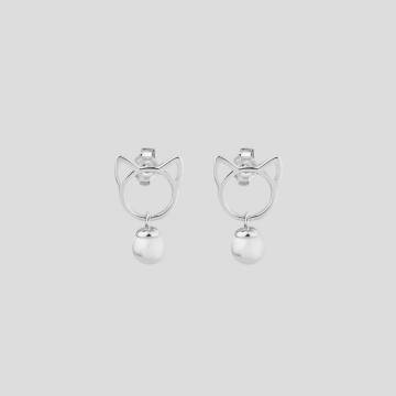 Серебряные серьги Minimal ВС-554р Серебряные серьги Minimal ВС-554р