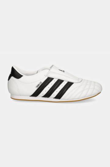 Кожаные кроссовки adidas Originals TAEKWONDO LA цвет белый JQ4774 Кожаные кроссовки adidas Originals TAEKWONDO LA цвет белый JQ4774