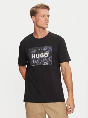Hugo Футболка 50523999 Чорний Regular Fit Hugo Футболка 50523999 Чорний Regular Fit