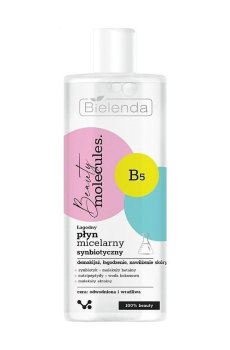 Мягкая синбиотическая мицеллярная вода Bielenda Beauty Molecules Micellar Water для обезвоженной и чувствительной кожи, 500 мл