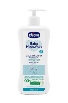 Детский защитный гель для купания Chicco Baby Moments Protection No Tears Body Wash Без слез, 750 мл