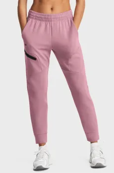 Женские розовые спортивные брюки Unstoppable Flc Jogger Розовый L Under Armour 1379846-697