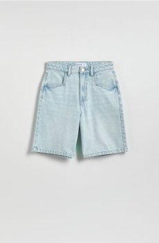 Reserved - Джинсові шорти-бермуди - синій - 271HN-05J