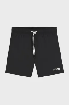 Мужские черные плавательные шорты Черный M HUGO 50469312;001