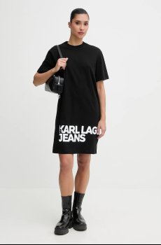 Хлопковое платье Karl Lagerfeld Jeans