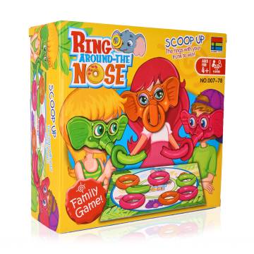 Настольная игра Kingso Toys Кольцо на хоботе, от 4 лет, 27*9.5*27 см (25ANI039)