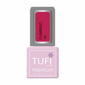Гель-лак для ногтей Tufi profi Premium Flamingo 19 Строгий розовый, 8 мл Гель-лак для ногтей Tufi profi Premium Flamingo 19 Строгий розовый, 8 мл