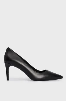 Женские черные кожаные лодочки ALINA FLEX PUMP Черный 36.5 Michael Kors 40F2HNMP2L