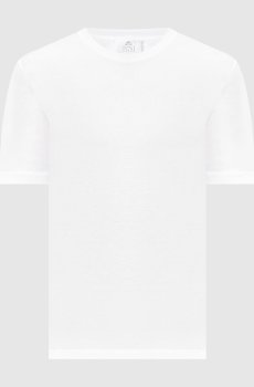 Белая футболка прямого кроя