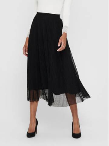 ONLY Спідниця-міді 15214303 Чорний Regular Fit ONLY Спідниця-міді 15214303 Чорний Regular Fit