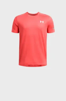 Детская оранжевая футболка UA Tech Utility SS Оранжевый 7 Under Armour 1390028-847