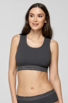 Женский серый топ Серый 40 MARC&ANDRE S23-0666-TPS-SY