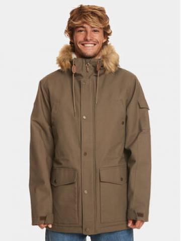 Quiksilver Зимова куртка Long Trip Jckt EQYJK03988 Коричневий Regular Fit Quiksilver Зимова куртка Long Trip Jckt EQYJK03988 Коричневий Regular Fit