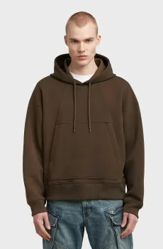 Мужское коричневое худи Scuba Коричневый S G-Star RAW D27093,E309