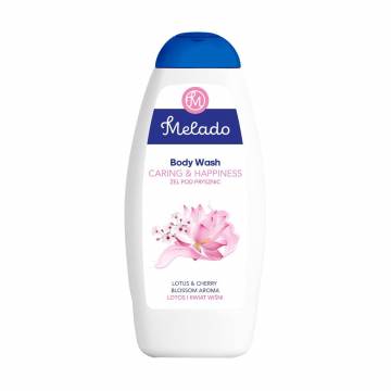 Гель для душа Melado Caring & Happiness Body Wash с ароматом лотоса и вишневого цвета, 750 мл