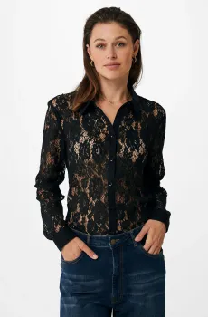 Женская черная блуза Черный 36 Mexx MF006102643W