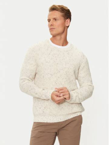 Sisley Светр 10FES103Z Бежевий Regular Fit Sisley Светр 10FES103Z Бежевий Regular Fit