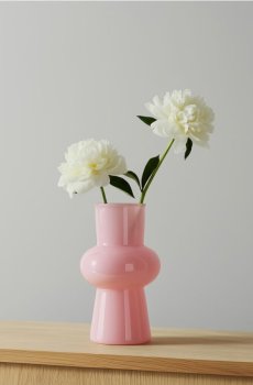 Ваза для квітів - пастельний рожевий