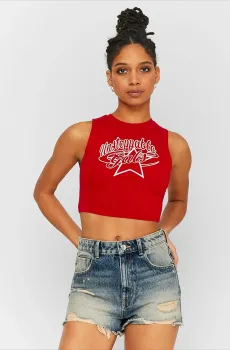 Женский красный топ Красный M Tally Weijl SSLCOZABA